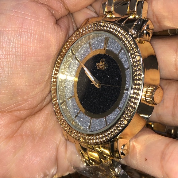 Real diamond men Watch not CZ not moissanite best gift huge sale custom Watch - Picture 3 of 9